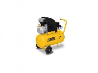 Bezolejový kompresor ABAC B20, objem 24L, 8Bar, 1,5kW, 230V, Sací výkon 190l/min