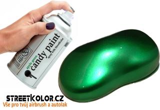 Candy APPLE GREEN barva ve spreji, 400ml (ORIGINAL - DIAMOND CANDY APPLE GREEN SPRAY, 400ml)