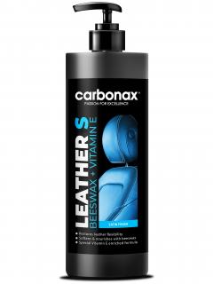 CARBONAX® Čistič kůže s kondicionérem a včelím voskem, Saténový, 500ml (CARBONAX® Leather S - Leather Conditioner &amp; Protectant Satin)