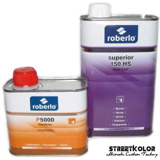 Čirý lak ROBERLO UNIX 150 HS vysoký lesk 2:1, 5 litrů + 2,5l tužidlo
