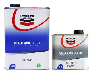 Čirý UHS lak Lechler MEGALACK ML920 4l + 2l tužidla extra vysoký lesk (Ihned k odeslání)