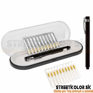 COLAD 9800 - Sada jehel pro odstranění prachu v laku, 10 x jehla, 1 x aplikátor (Sada Jehel pro vyjímání prachu z laku)