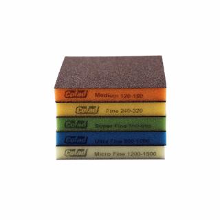 Colad oboustranné flexibilní pěnové brusivo,  MICRO FINE 280, P1200-P1500 (COLAD Double Sided Foam Sanding Pads Micro Fine 120x98mm)