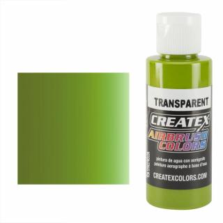 CreateX 5115 zelená transparentní airbrush barva 60ml (CreateX 5115 Leaf Green Transparent airbrush paint)