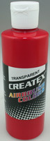 CreateX 5117 červená transparentní airbrush barva 240ml (CreateX Transparent)