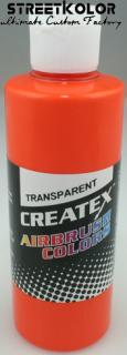 CreateX 5119 oranžová transparentní airbrush barva 240ml (CreateX Transparent)
