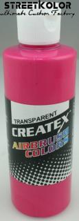 CreateX 5121 Růžová transparentní airbrush barva 60ml (CreateX Transparent)