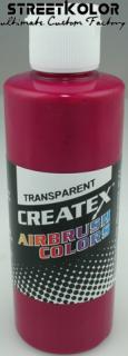 CreateX 5122 fuchsiová transparentní airbrush barva 240ml (CreateX Transparent)