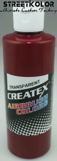 CreateX 5124 červená tmavá transparentní 240 ml (CreateX 5124 8 fl. oz, 240ml)
