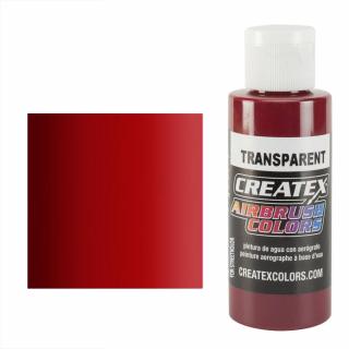 CreateX 5124 červená tmavá transparentní 60 ml (CreateX 5124 DEEP RED TRANSPARENT 2 fl. oz., 60ml)