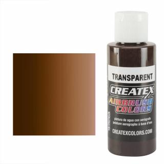 CreateX 5128 hnedá tmavá transparentní airbrush barva 60ml (CreateX 5128 Dark Brown Transparent  2 fl. oz., 60ml)
