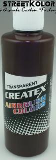 CreateX 5128 hnedá tmavá transparentní airbrush barva 60ml (CreateX Transparent)