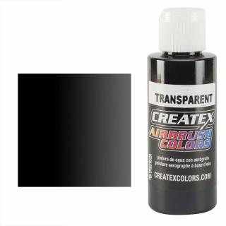 CreateX 5132 černá transparentní airbrush barva 120ml (CreateX 5132 Black Transparent airbrush paint)