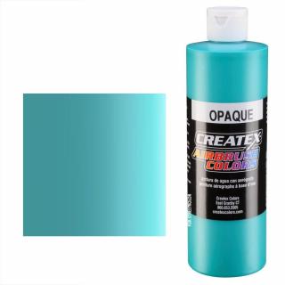 CreateX 5206 Aqua Modrá neprůhledná airbrush barva 480ml (CreateX 5206 Opaque AQUA)