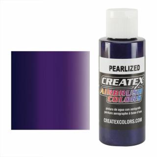 CreateX 5301 Purpurová Perleťová airbrush barva 60ml (CREATEX 5301 PEARLIZED PURPLE AIRBRUSH PAINT 2 fl. oz - 60ml)