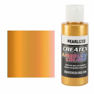 CreateX 5306 Měděná Perleťová airbrush barva 60ml (CREATEX 5306 PEARLIZED COPPER AIRBRUSH PAINT 2 fl. oz - 60ml)