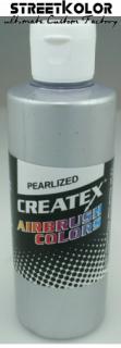 CreateX 5308 Stříbrná Perleťová airbrush barva 120ml (CreateX Pearlescent)