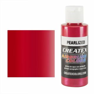 CreateX 5309 Červená Perleťová airbrush barva 60ml (CREATEX 5309 PEARLIZED RED AIRBRUSH PAINT 2 fl. oz - 60ml)