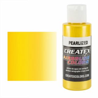 CreateX 5311 Žlutá Perleťová airbrush barva 60ml (CREATEX 5311 PINEAPPLE PEARLIZED AIRBRUSH PAINT 2 fl. oz - 60ml)