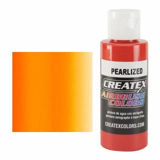 CreateX 5312 Oranžová Perleťová airbrush barva 60ml (CREATEX 5312 TANGERINE PEARLIZED AIRBRUSH PAINT 2 fl. oz - 60ml)