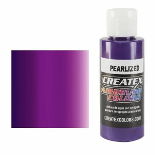 CreateX 5314 Tmavě fialová Perleťová airbrush barva 60ml (CREATEX 5314 PLUM PEARLIZED AIRBRUSH PAINT 2 fl. oz - 60ml)