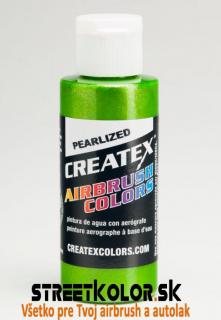 CreateX 5317 Zelená Perleťová airbrush barva 120ml (CreateX 5317 Pearl Lime Ice)
