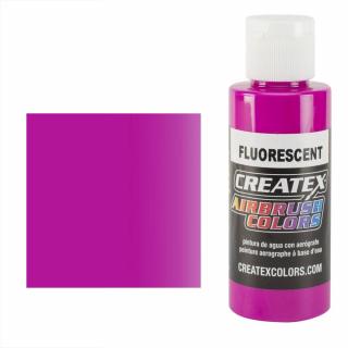 CreateX 5402 Fialová Fluorescenční airbrush barva 60ml  (CREATEX 5402 RASPBERRY FLUORESCENT PAINT 2 fl. oz - 60ml)