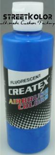 CreateX 5403 Modrá Fluorescenční airbrush barva 240ml  (CreateX Fluorescenční barva)