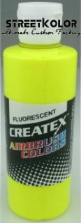 CreateX 5405 Žlutá Fluorescenční airbrush barva 240ml  (CreateX Fluorescenční barva)