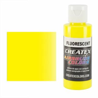 CreateX 5405 Žlutá Fluorescenční airbrush barva 60ml  (CREATEX 5405 YELLOW FLUORESCENT AIRBRUSH PAINT 2 fl. oz - 60ml)