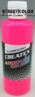 CreateX 5407 Růžová Fluorescenční airbrush barva 480ml  (CreateX Fluorescenční barva)