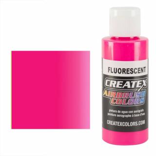 CreateX 5407 Růžová Fluorescenční airbrush barva 60ml  (CREATEX 5407 FLUORESCENT HOT PINK AIRBRUSH PAINT 2 fl. oz - 60ml)
