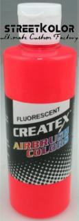 CreateX 5408 Červená Fluorescenční airbrush barva 240ml  (CreateX Fluorescenční barva)