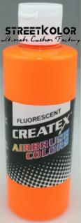 CreateX 5410 Oranžová Fluorescenční airbrush barva 240ml  (CreateX Fluorescenční barva)