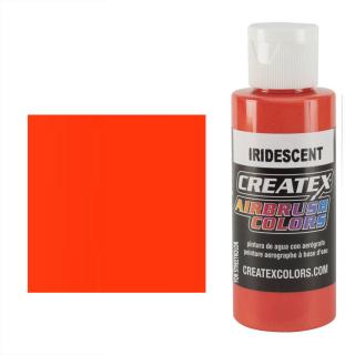 CreateX 5502 Jasně Červená Duhová airbrush barva 60 ml (CreateX 5502 IRIDESCENT SCARLET 60ml - 2fl.oz)