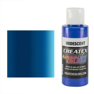 CreateX 5505 Modrá Duhová airbrush barva 60 ml (CreateX 5505 IRIDESCENT ELECTRIC BLUE 60ml - 2fl.oz)