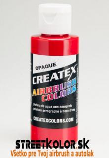 CreateX Červená 5210 neprůhledná 120ml airbrush barva (CreateX Opaque)