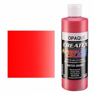 CreateX Červená 5210 neprůhledná 240ml airbrush barva (CreateX 5210 Opaque red, 8 fl. oz., 240ml)