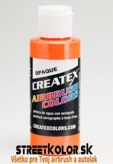 CreateX Oranžová 5208 neprůhledná 120ml airbrush barva (CreateX Opaque 5208)