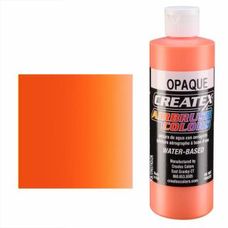 CreateX Oranžová 5208 neprůhledná 240ml airbrush barva (CreateX 5208 Opaque Coral Orange)