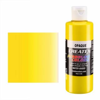 CreateX Žlutá 5204 neprůhledná 120ml airbrush barva (CreateX 5204 OPAQUE YELLOW, 4 fl. oz., 120ml)
