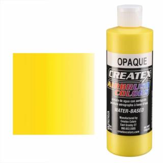 CreateX Žlutá 5204 neprůhledná 240ml airbrush barva (CreateX 5204 OPAQUE YELLOW, 8 fl. oz., 240ml)