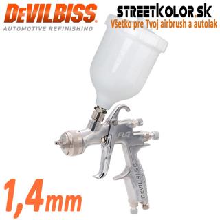 DeVilbiss FLG-5 1,4mm stříkací pistole pro barvu, lak a polyuretan, MODEL 2023 (DeVilbiss FLG-G5 ihned k odeslání)