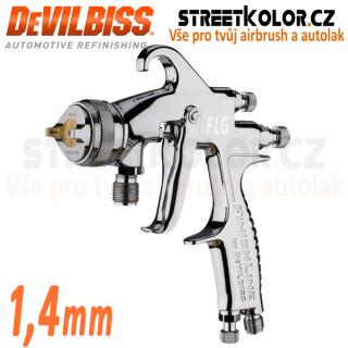 DeVilbiss FLG-P5 1,4mm striekacia pištoľ so spodným tlakovým plnením, Model 2023 (DeVilbiss FLG-P5)