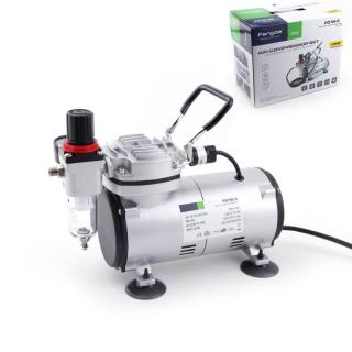 FENGDA ® FD18-2, Jednovalcový airbrush kompresor (Nový model 2025)