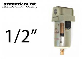 Filtr vzduchu-odkalovač vnitřní závit: 1/2&quot;, Autovypouštěcí ventil