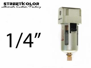 Filtr vzduchu-odkalovač vnitřní závit: 1/4&quot;, 10 micro