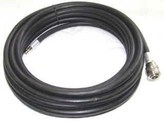 Gumená hadice na vzduch s rýchlospojkami 17x10mm, Délka: 5 m, 20 bar