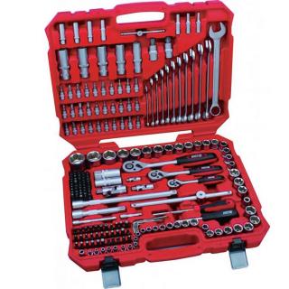 Hillen&amp;Mohr Gola sada 1/4&quot; + 1/2&quot; + 3/8&quot; + příslušenství, 216 ks