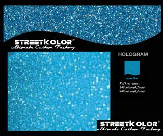Hologram Modrý, 100 gramů, 200 mikronů=0,2mm (200 micro)